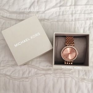 Michael Kors rose gold watch